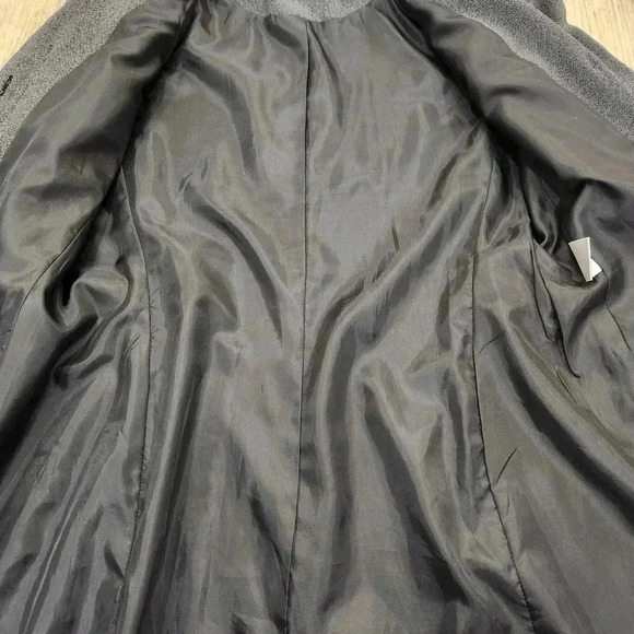 VINTAGE LARRY LEVINE Mid Length BLAZER, Black/Gray, Women's 8 - Picture 5 of 8